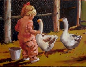 "Feeding the Geese"