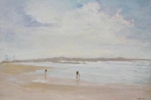"Low tide near East London"