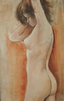 "Nude Ruffling Hair"