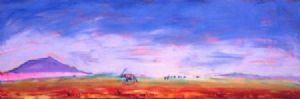 "Spaced out oryx, Namibia"