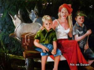 "Oppad Dorp Toe- On Our Way to Town"