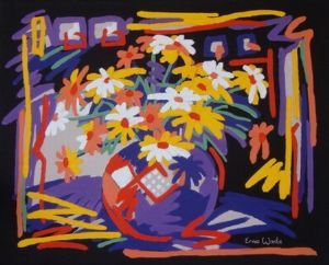 "Daisies in an African Pot II"