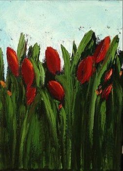 "red tulips"