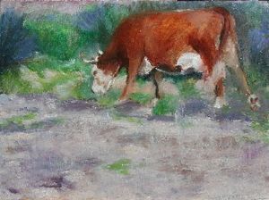 "Cow Grazing"
