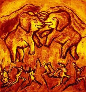 "When Elephants Fight"