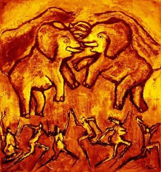 "When Elephants Fight"