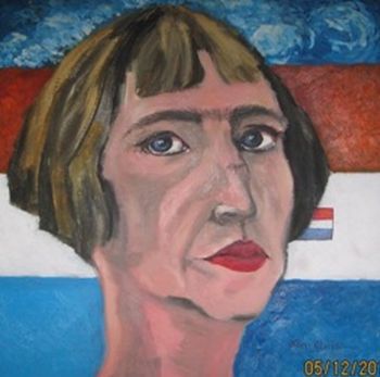 "Flag lady"