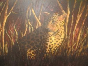 "Moonlit Leopard"