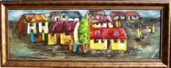 "Township Scene"