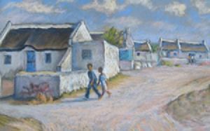 "Two Boys Walking, Arniston"