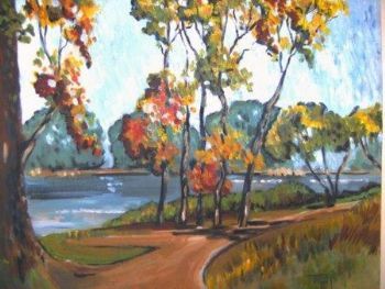 "Sunlit Path"