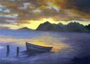 "Dramatic sunset at Cape Point"