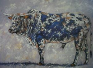 "Inguni Bull in Purple"