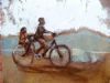 "Two on a bicycle"
