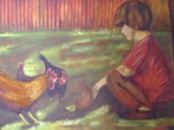 "Feeding the Chickens"
