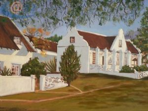 "Old Cape Dutch Home"
