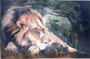 "Pensive Lion"