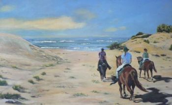 "Riding on the Beach 2"