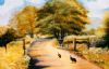 "Farm Scene - Bushveld With Gate"