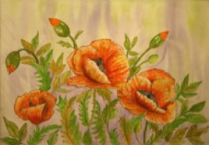 "Orange flowers"