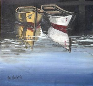"Rowing Boats at Anchor"