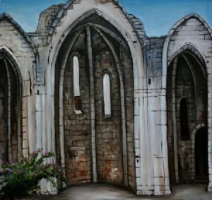 "Deserted Cathedral in Rhodes"