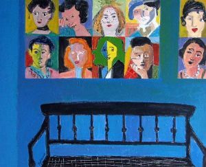 "Interior with Matisse ladies"