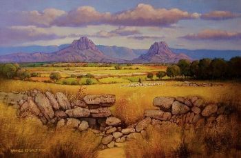 "Landscape with Flock of Sheep"