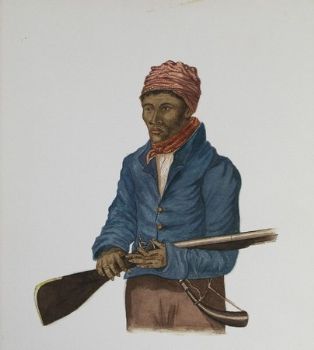 "A Hottentot After William Burchell"