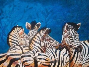 "Zebras in the Moonlight"