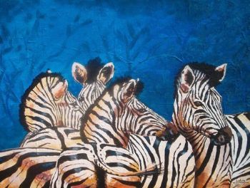 "Zebras in the Moonlight"