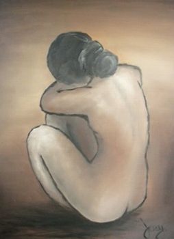 "After Picasso's Blue Nude"
