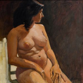 "Nude 16 - Nicky Seated"