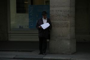 "Man Read Paper"