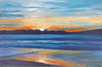 "Sunrise over False Bay"