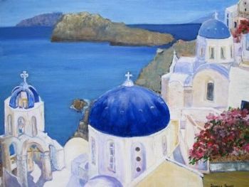 "Santorini - View of the Island"