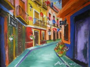 "Spain Street Scene"