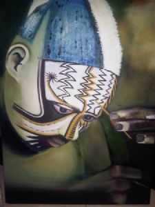 "African Warrior Blue"