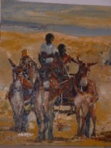 "Three donkeys unruly"
