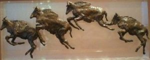 "Wildebeest Running"