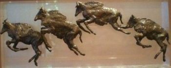 "Wildebeest Running"