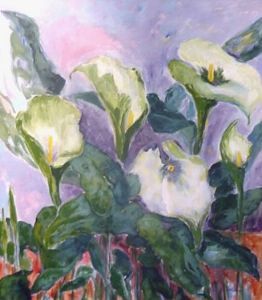 "Arum Lilies One"