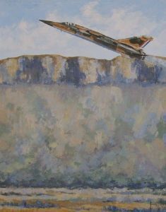 "Mirage F1 CZ over Magaliesberge"