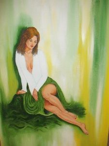 "Woman in Green"