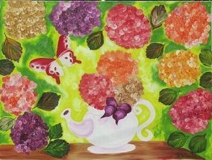 "Naive Art - Gift of Blessings"