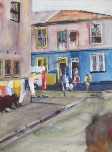 "Gympie Street Washing Woodstock"