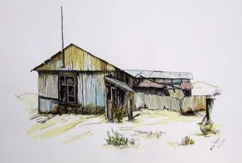 "Poor Digger's Home, Kolmanskop, Namib"