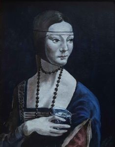 "Girl with Martini"
