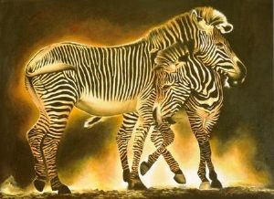 "Zebra glow"