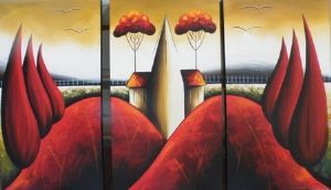 "Red Farmlandscape"